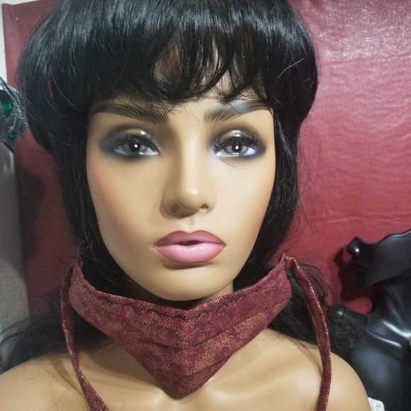 Cloth Face Mask - Silver/Copper Filters-Wine Spkl - Picture 3 of 5